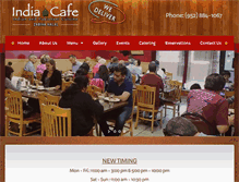 Tablet Screenshot of indiacafemn.com